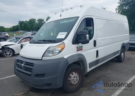 2017 Ram Promaster 3500 Cargo Van High Roof 159 Wb Ext from USA, damaged, VIN 3C6URVJG0HE550437